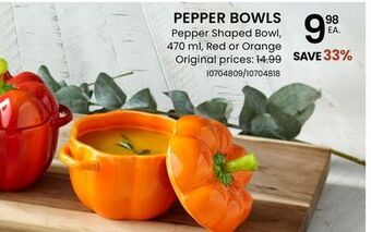 Stokes Pepper bowls pepper shaped bowl offer