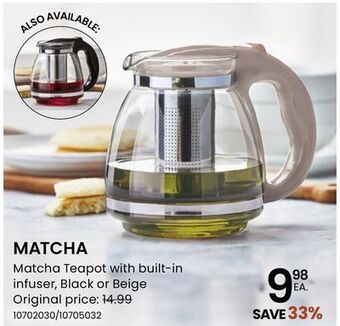 Stokes Matcha matcha teapot with built-in infuser offer