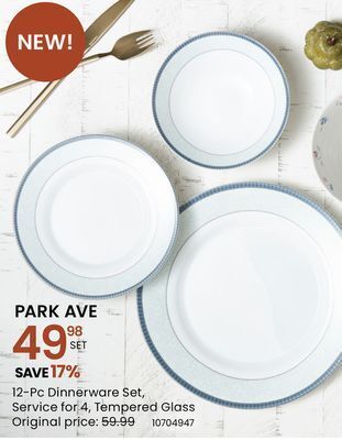 Stokes 12-pc dinnerware set offer