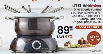 Stokes Litzi 12-pc electric fondue set offer