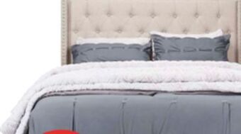 The Brick Brady upholstered queen bed offer