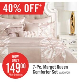 The Brick Margot 7-piece comforter set - queen offer