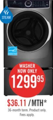 The Brick Electrolux 5.2 cu. ft. front-load washer - elfw7637at offer