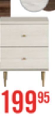 The Brick Lake nightstand - white offer