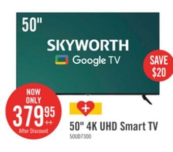 The Brick Skyworth 50 4k uhd android tv - 50ud7300 offer