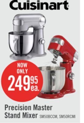 The Brick Cuisinart 5.2 l (5.5 qt) precision master stand mixer - sm-50bcc offer