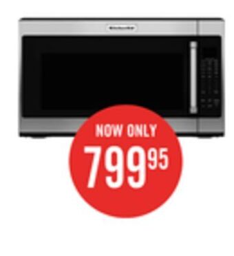 The Brick Kitchenaid 2.0 cu. ft. over-the-range microwave with sensor functions - stainless steel offer