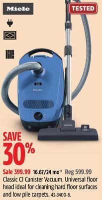Canadian Tire Miele classic c1 canister vacuum offer