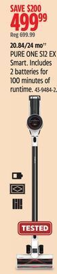 Canadian Tire Tineco pure one s12 ex smart offer