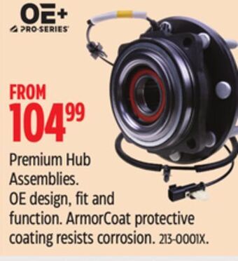 Canadian Tire Pro-series oe+ premium hub assemblies offer