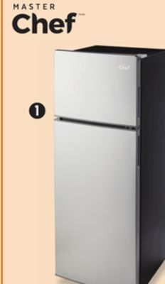 Canadian Tire Master chef 7.2 cu-ft stainless steel fridge offer
