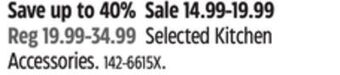 Canadian Tire Selected vida by paderno kitchen accessories offer