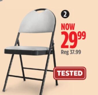 Canadian Tire For living high-back folding chair offer