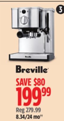 Canadian Tire Breville cafe roma offer