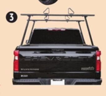 Canadian Tire Erickson black aluminum truck rack offer
