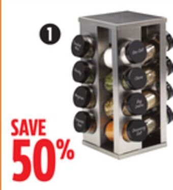 Canadian Tire Pre-filled tower spice rack offer