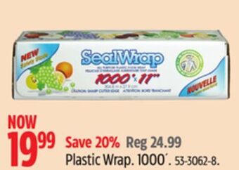 Canadian Tire Sealwrap plastic wrap offer