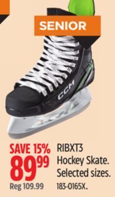 Canadian Tire Ccm ribxt3 hockey skate offer