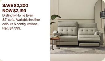 Distinctly home evan 82 sofa