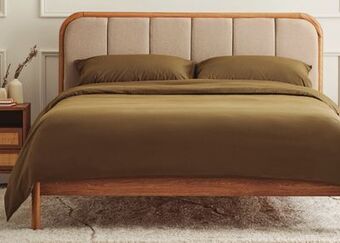 Hudson's Bay Distinctly home mia queen bed with reversible headboard offer