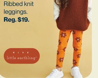 Hudson's Bay Ribbed knit leggings offer