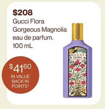 Hudson's Bay Gucci flora gorgeous magnolia eau de parfum offer
