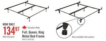 The Brick Deluxe full/queen/king bed frame offer