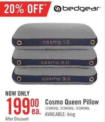 The Brick Bedgear cosmo 1.0 pillow - stomach sleeper offer