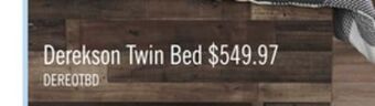The Brick Derekson twin bed offer