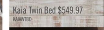 The Brick Kaia twin bed offer