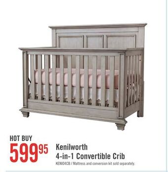 The Brick Kenilworth 4-in-1 convertible crib offer