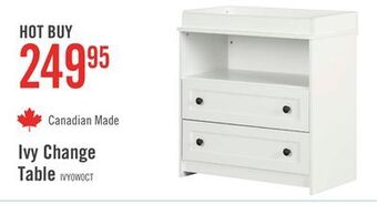 The Brick Ivy changing table offer