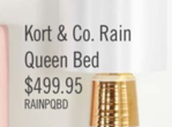 The Brick Rain queen platform bed - pink offer