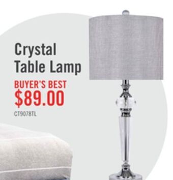 The Brick Crystal table lamp offer