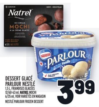 Metro Dessert glacé parlour nestlé | nestlé parlour frozen dessert offer