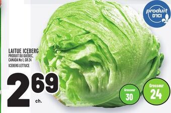 Metro Laitue iceberg | iceberg lettuce offer