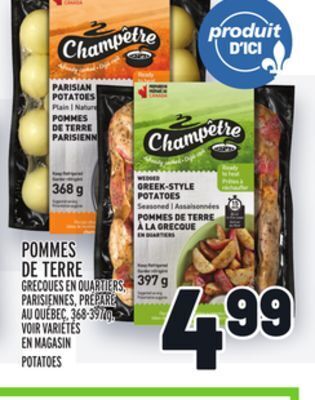 Metro Pommes de terre | potatoes offer