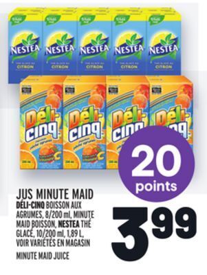 Metro Jus minute maid | minute maid juice offer