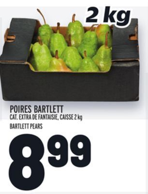 Metro Poires bartlett | bartlett pears offer
