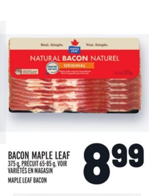 Metro Bacon maple leaf | maple leaf bacon offer