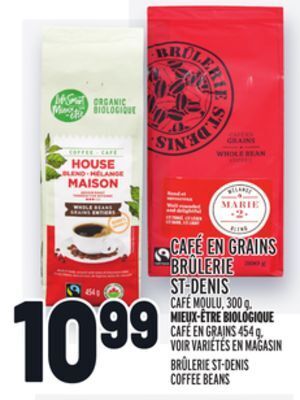 Metro Café en grains brûlerie st-denis | brûlerie st-denis coffee beans offer