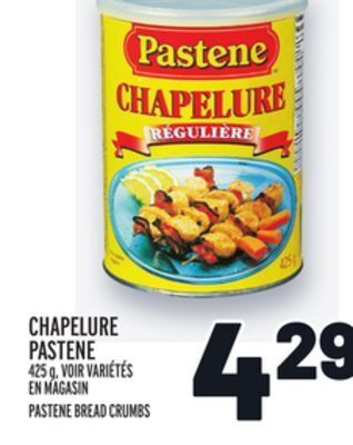 Metro Chapelure pastene | pastene bread crumbs offer