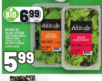 Metro Mélange de salade attitude | attitude salad mix offer