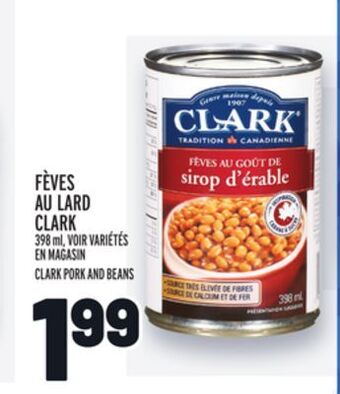 Metro Fèves au lard clark | clark pork and beans offer