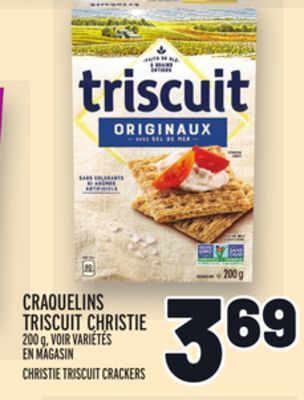 Metro Craquelins triscuit christie | christie triscuit crackers offer