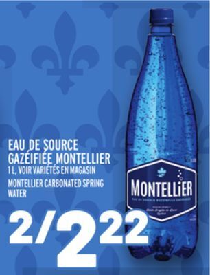Metro Eau de source gazéifiée montellier | montellier carbonated spring water offer