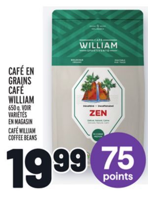 Metro Café en grains café william | café william coffee beans offer