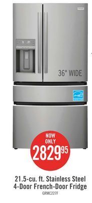 The Brick Frigidaire gallery 21.5 cu. ft. 4-door french-door refrigerator - grmc2273cf offer