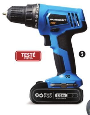 Canadian Tire Mastercraft 20v cordless 3/8 variable-speed drill/driver kit offer