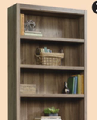 Canadian Tire Sauder salted oak 5-shelf bookcase offer
